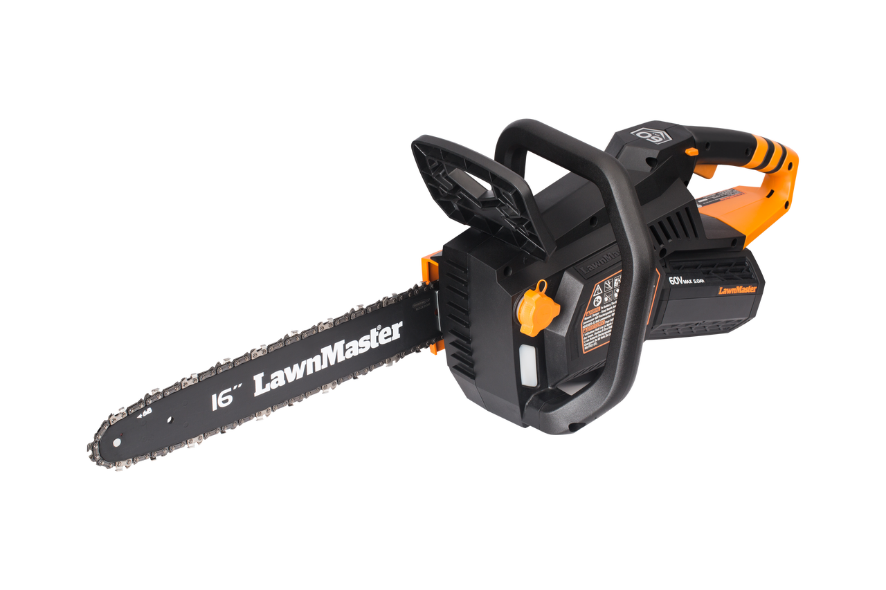 LawnMaster 60V MAX Brushless Li-Ion Cordless 16 Inch Chain Saw