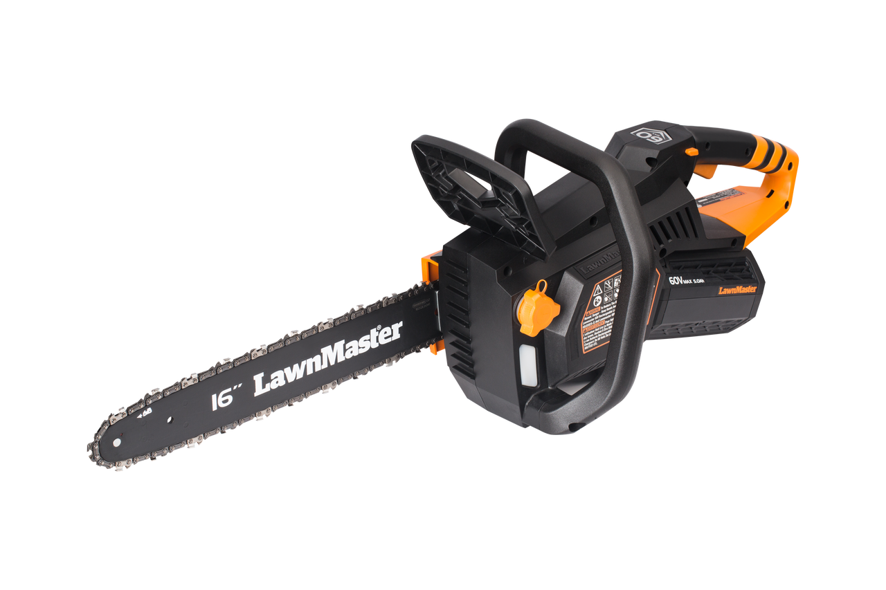 LawnMaster 60V MAX Brushless Li-Ion Cordless 16 Inch Chain Saw