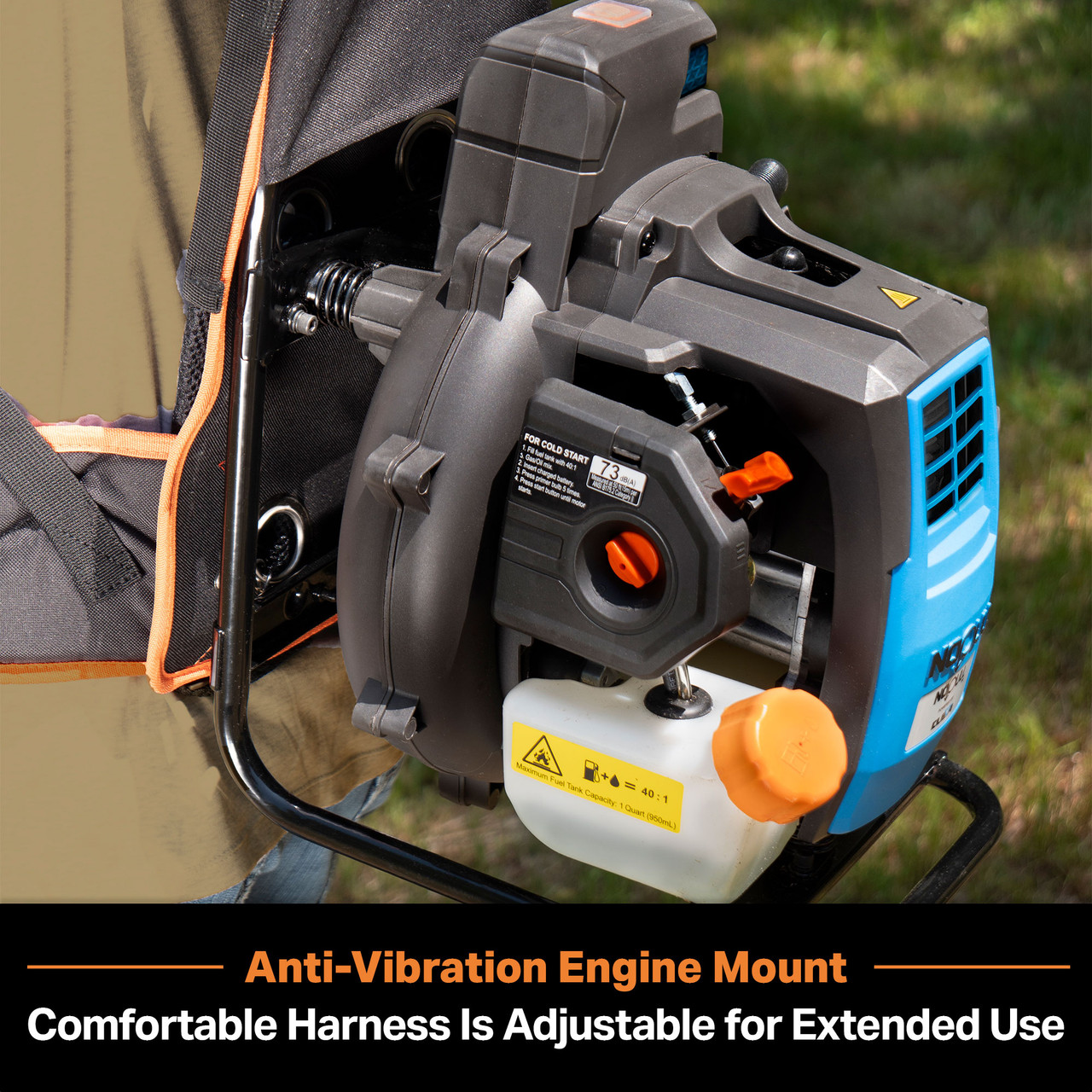 No-Pull 31cc Backpack Blower – Powerful and Convenient Leaf Blower