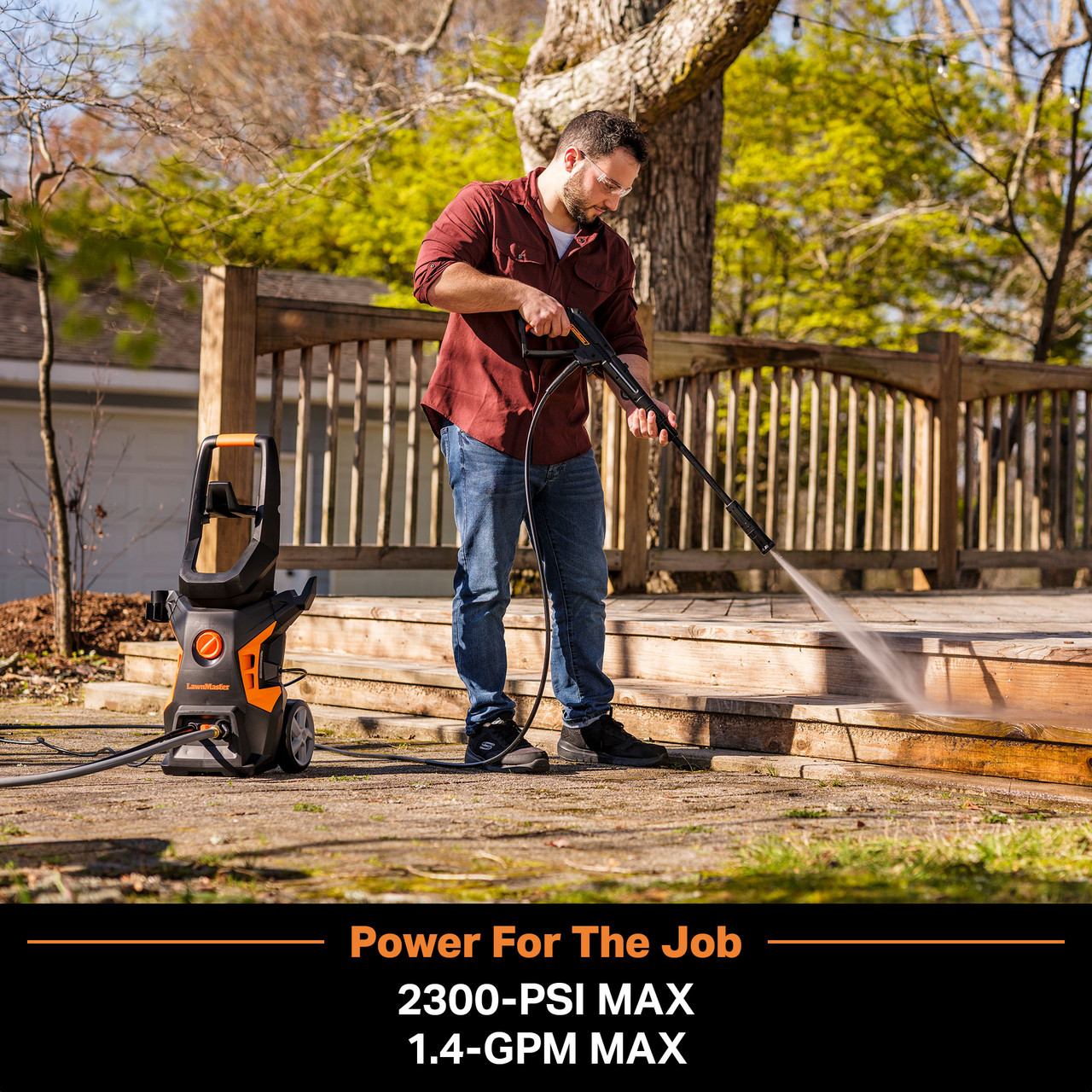 LawnMaster Corded Electric Pressure Washer