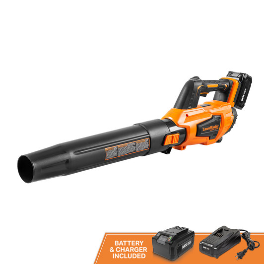 LawnMaster 24V Cordless Axial Leaf Blower