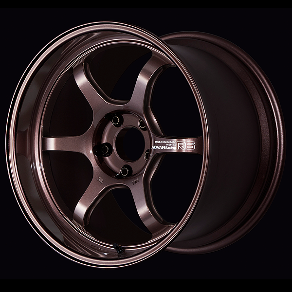 Advan R6 18x10 +35 5x114.3 Racing Copper Bronze