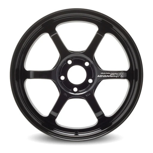 Advan R6 18x8.5 +45 5x100 Racing Titanium Black