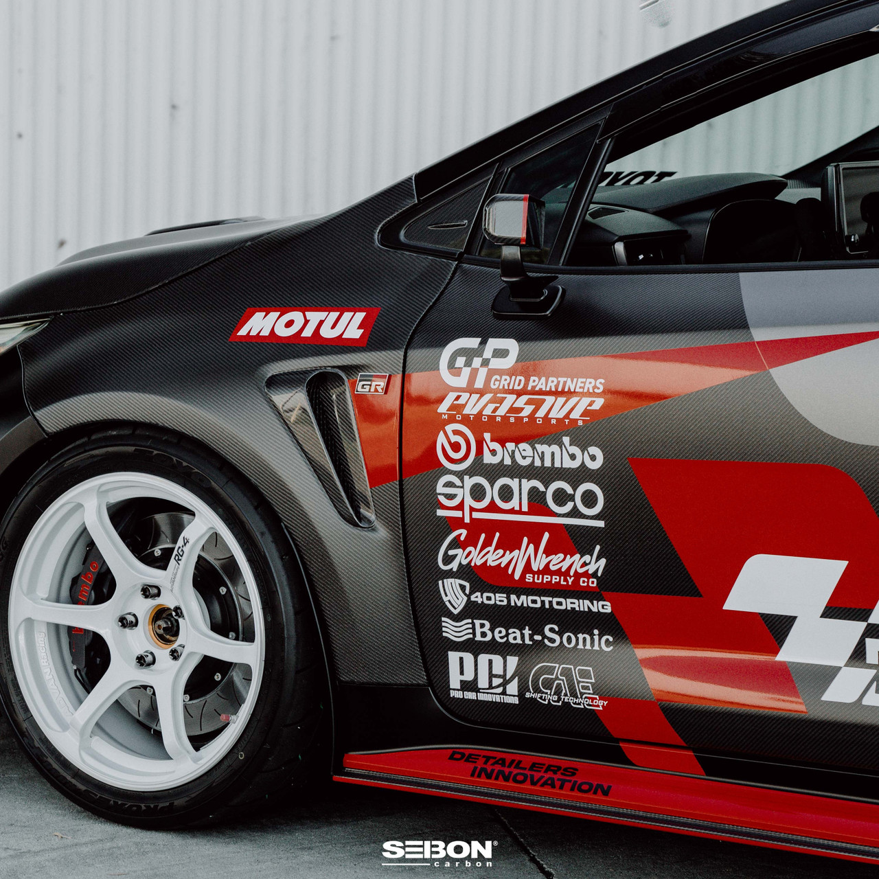 Seibon Carbon Fiber Front Doors for the GR Corolla 2023+