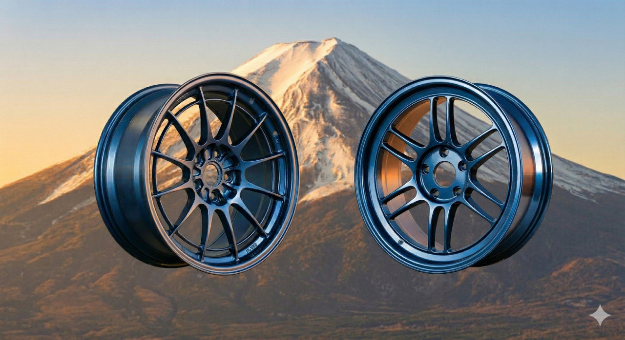 Enkei RPF1 18x9.5 5x114.3 +38 Misty Blue
