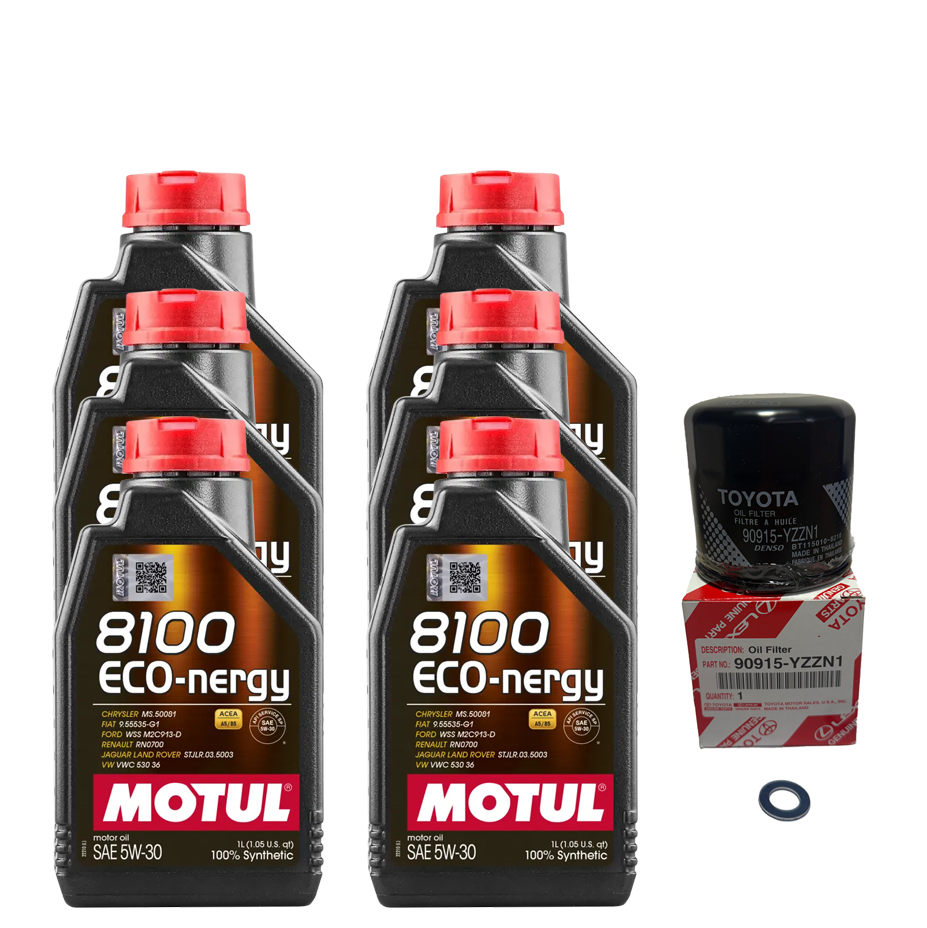 Motul Oil Change Kit w/ 5W-30 Eco-Energy Oil for the GR86/BRZ 2022+