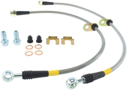 StopTech - Stainless Steel Braided Rear Brake Lines for the 86