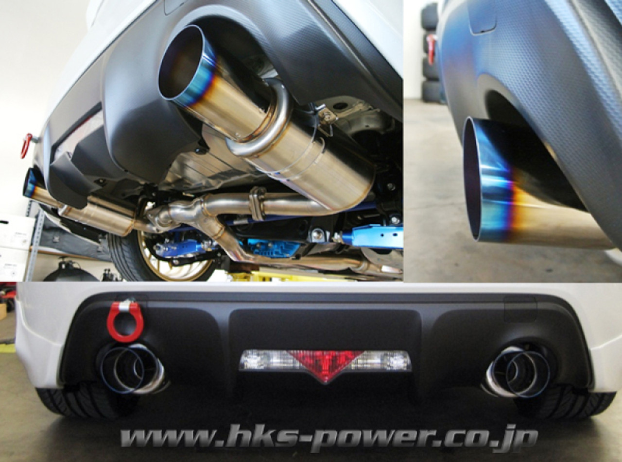 HKS Hi-Power Spec-L Burnt Tip Catback for the 86 / BRZ 2013+