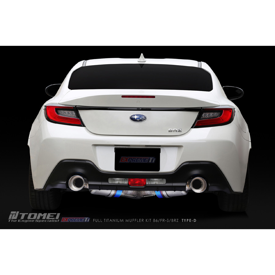 TOMEI FULL TITANIUM MUFFLER EXPREME Ti for the GR86/86/FR-S/BRZ TYPE-D ...