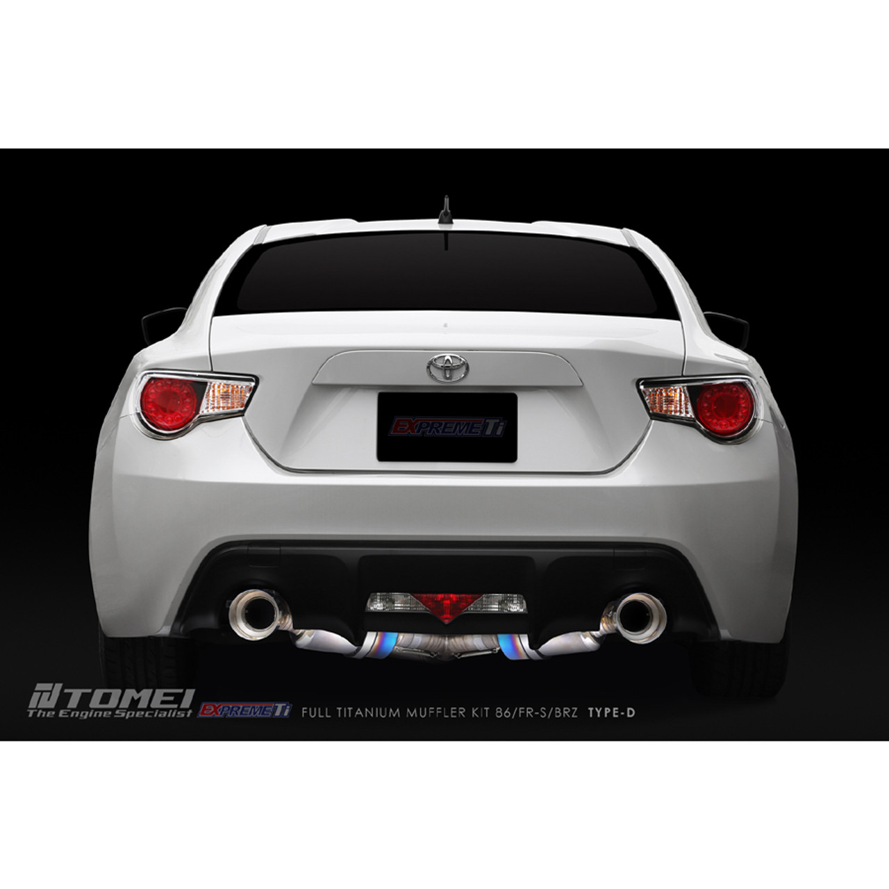 Tomei Expreme Ti Full Titanium Type-D Muffler Kit for the 86