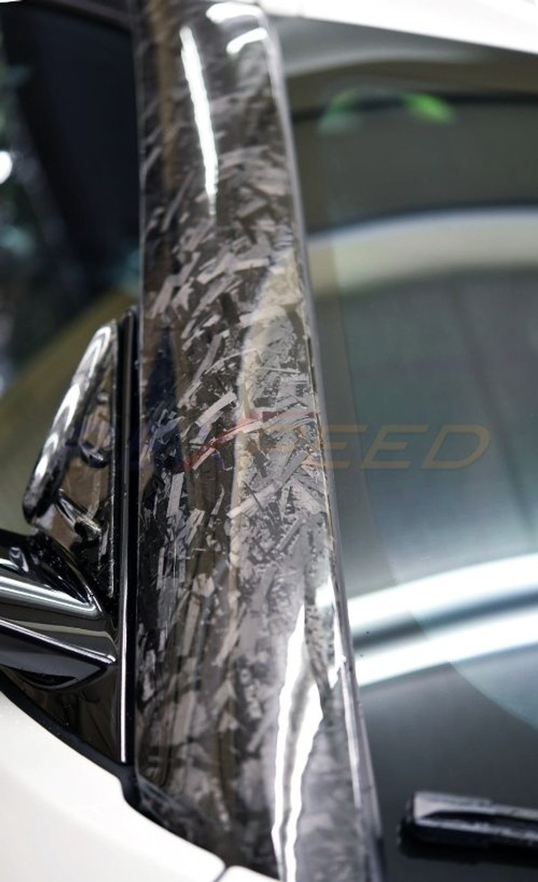蹴王capere Rexpeed Forged Carbon Exterior A Pillar Cover for the GR