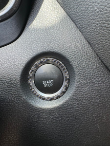 Tufskinz Push-To-Start Button Accent Trim for the GR Corolla 2023+ Tufskinz Push-To-Start Button Accent Trim for the GR Corolla 2023+