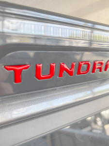 Tufskinz 3RD Brakelight Letter Inserts for the Tundra 2022-2026