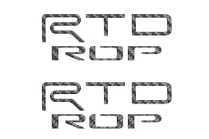 Tufskinz Hood Louver Letter Overlays for the Tundra TRD Pro 2022-2026