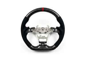 Rexpeed Carbon Fiber Suede Steering Wheel for the GR Corolla 2023+