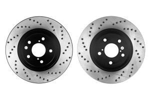 StopTech Drilled Sport Brake Rotors for the 86 / BRZ 2013+ (Front Set) | Stoptech | Brake Rotors