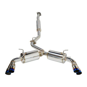 Remark Sports Touring Cat Back Exhaust w/ Burnt Stainless Tips for the 86 / BRZ 2013+ | Remark | Catbacks