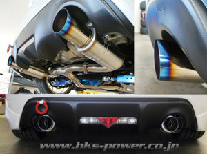 HKS Hi-Power Spec-L Burnt Tip Catback for the 86 / BRZ 2013+ | HKS | Catbacks