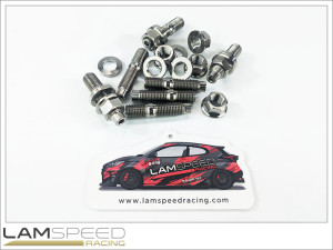 Lamspeed Racing Titanium Exhaust Manifold to Cylinder Head Stud Kit for the GR Corolla 2023+ Lamspeed Racing Titanium Exhaust Manifold to Cylinder Head Stud Kit for the GR Corolla 2023+