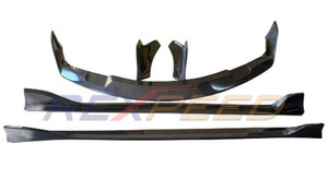 Rexpeed  V3 Carbon Fiber Splitter + Skirts + Rear Bumper Side Spat for the GR Supra 2020+ Rexpeed  V3 Carbon Fiber Splitter + Skirts + Rear Bumper Side Spat for the GR Supra 2020+