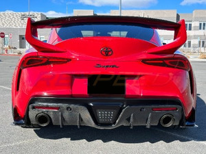 Rexpeed V3 Carbon Fiber Rear Diffuser for the GR Supra 2020+ Rexpeed V3 Carbon Fiber Rear Diffuser for the GR Supra 2020+