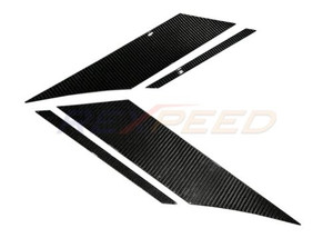 Rexpeed Carbon Fiber C-Pillar Decal for the GR Supra 2020+ Rexpeed Carbon Fiber C-Pillar Decal for the GR Supra 2020+