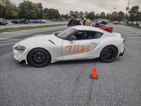 Autocrossing the GR Supra
