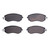 DFC Low Metallic Active Performance Pads for the GR86 / BRZ 2022+ (Front)