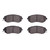 DFC Low Metallic Active Performance Pads for the GR86 / BRZ 2022+ (Front)