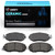 R1 Concepts Base Ceramic Brake Pads for the GR86 / BRZ 2022+ (Rear)