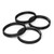 Enkei 72.62mm OD 60.1mm ID Plastic Hub Rings (4 Pack) AHR726010P