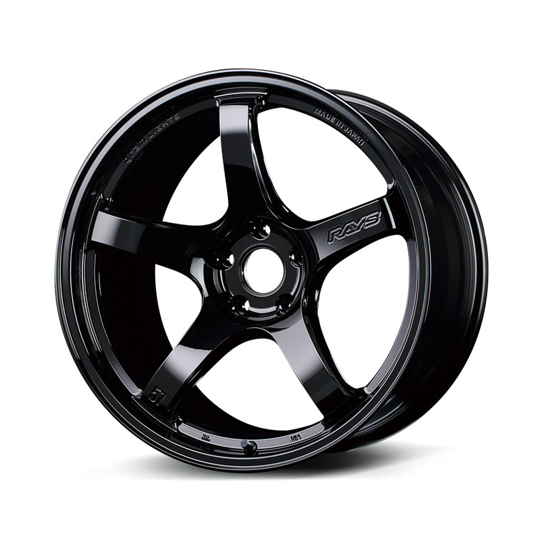 Gram Lights 57CR 18x8.5 +45 5x100 Gloss Black