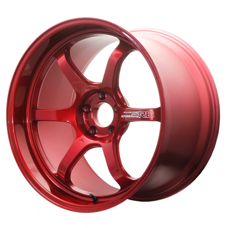 Advan R6 18x8.5 +45 5x100 Candy Red