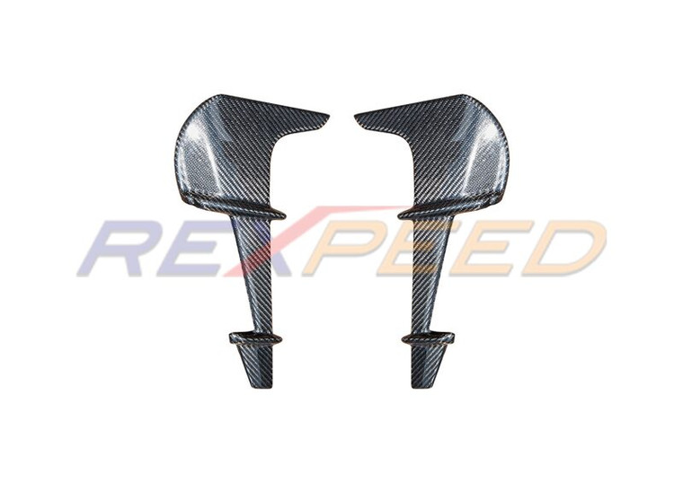 Rexpeed V1 Carbon Fiber Fender Ducts Fins for the GR86 / BRZ 2022+