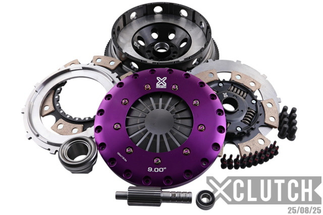 XClutch Stage 5 - 9.0" Twin Disc Sprung Ceramic Clutch Kit for the GR Supra 2022+