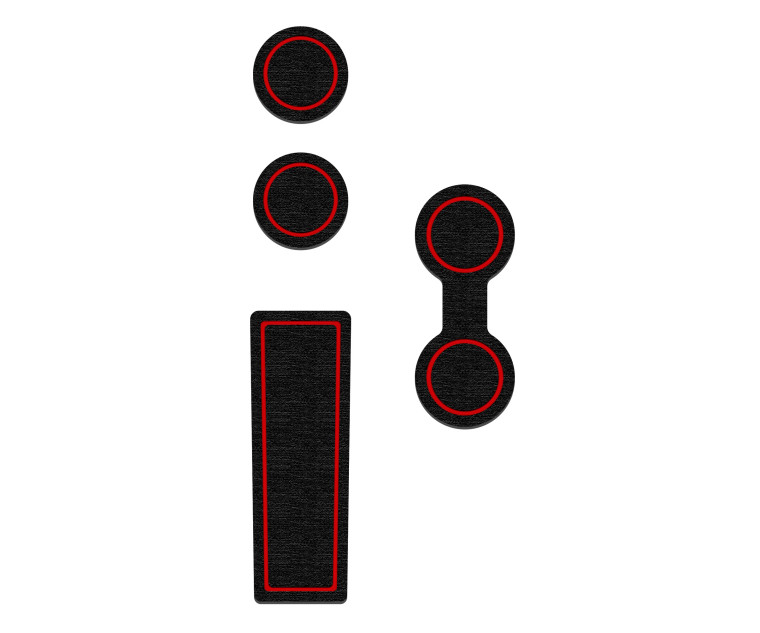 Tufskinz Center Console Foam Inserts for the GR Corolla 2023+