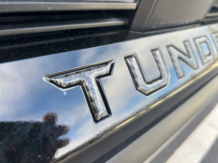 Tufskinz Lower Grille Letter Inserts for the Tundra 2022+