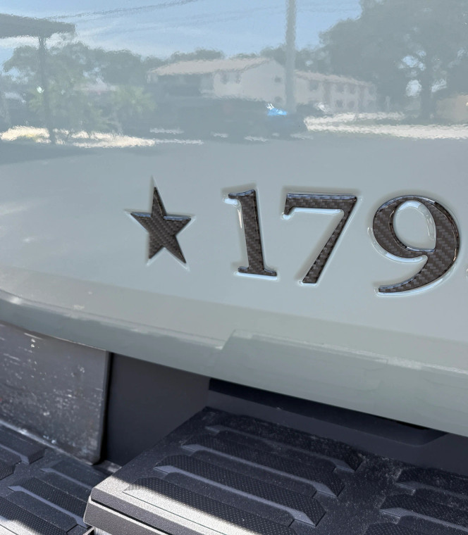 Tufskinz Tailgate Letter Inserts for the Tundra 1794 2022-2026