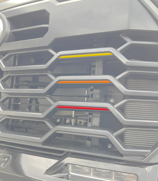 Tufskinz TRD Grille TRI-Color Line Inserts for the Tundra 2022-2026