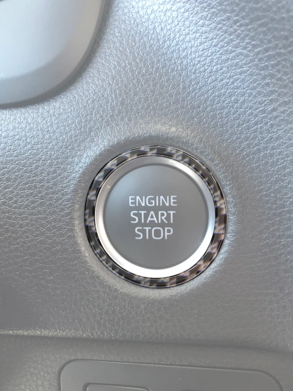 Tufskinz Push to Start Button Accent Trim for the Tundra 2022-2026