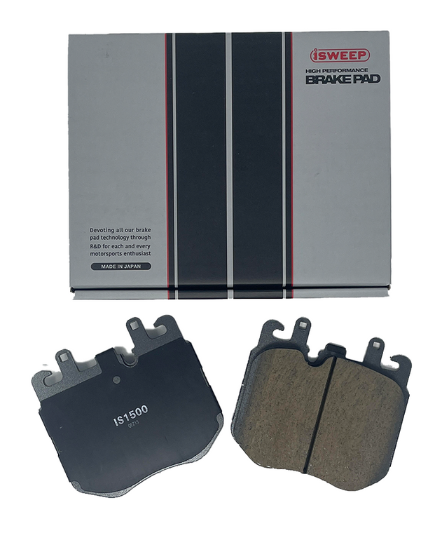 iSWEEP Street Compound IS1500 Front Brake Pads for the GR Supra 2020+ (Front W/ 4 Piston)(LOW DUST) | iSWEEP | Brake Pads