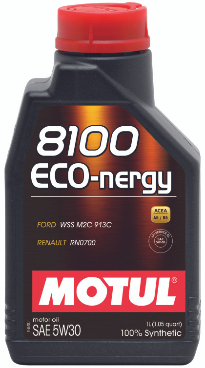 MOTUL 8100 5W-30 Eco-Nergy Synthetic Oil (1 Liter)