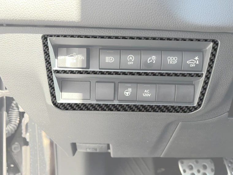 Tufskinz Dim Switch Panel Accent Overlays for the Tundra 2022-2026