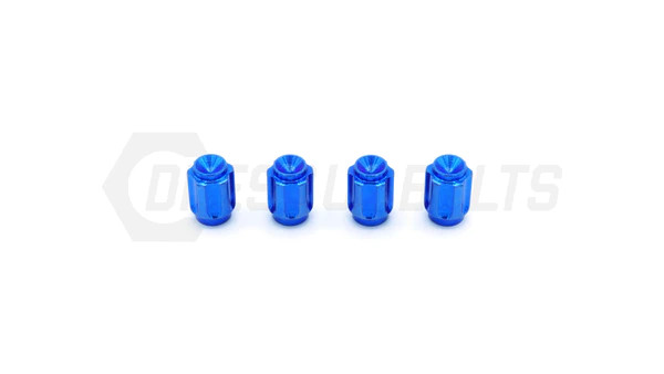 Dress Up Bolts Titanium Valve Stem Caps - Gear Design | Dress Up Bolts | Wheel Accessories
