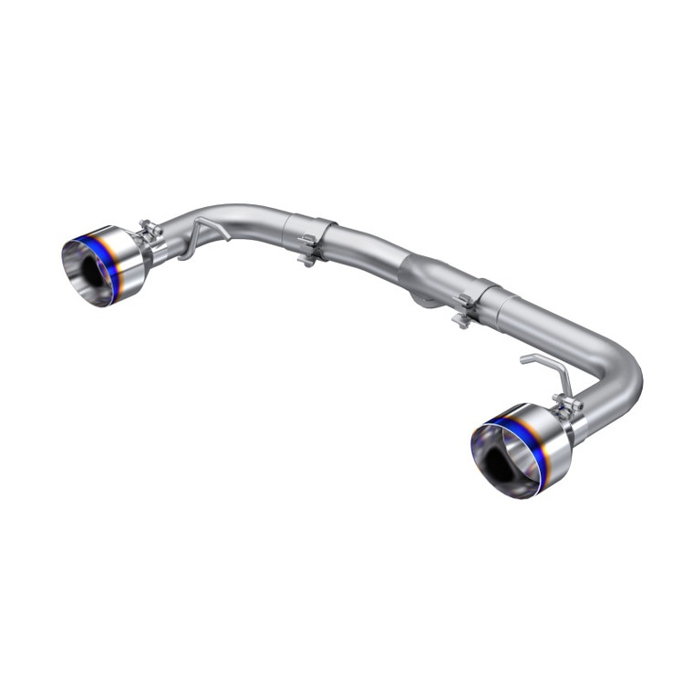 MBRP Axle Back Dual Split Rear Exit w/5in Burnt Tips for the GR86 / BRZ 2022+ | MBRP | Axle Back