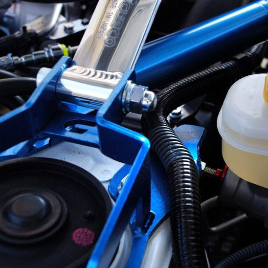 Cusco Front Strut Tower Bar Type OS with Brake Cylinder Stopper (LHD) for the GR86 / BRZ 2022+ | Cusco | Strut Tower Braces