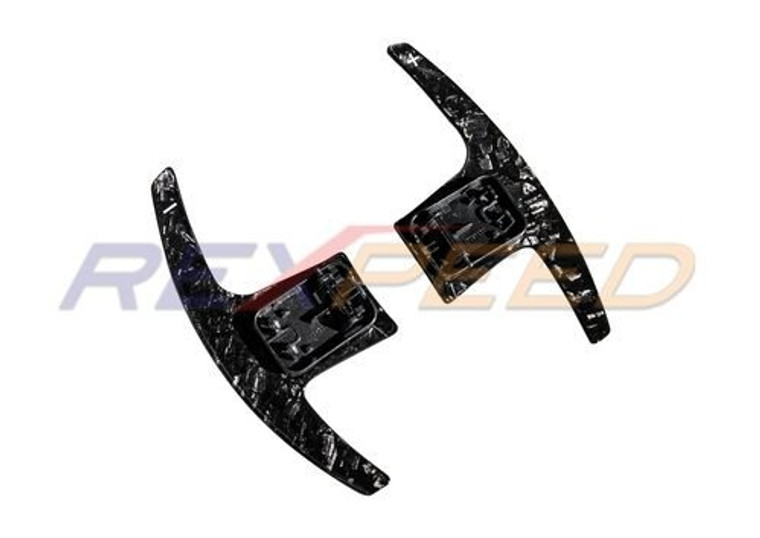 Rexpeed Forged Carbon Steering Wheel Shift Paddles for the GR Supra 2020+ (Full Replacement) | Rexpeed | Steering Wheels