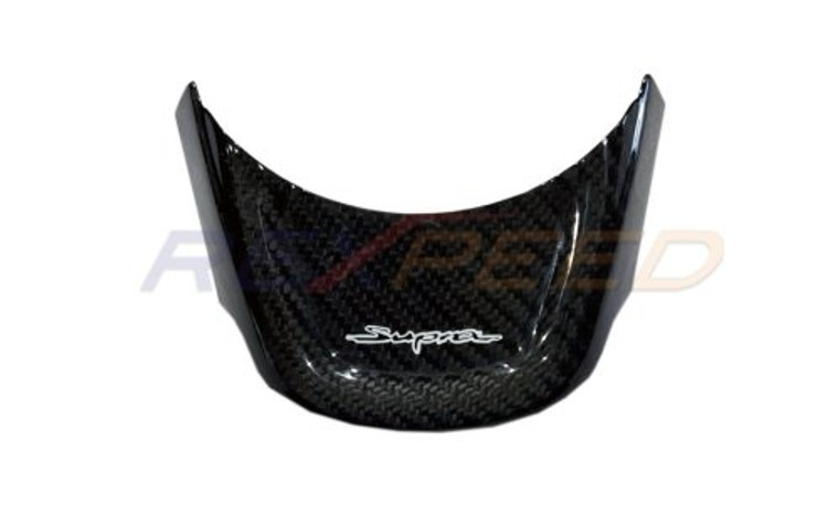 Rexpeed Dry Carbon Steering Wheel Cover for the GR Supra 2020+