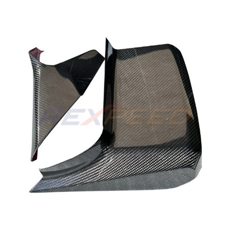 Rexpeed Dry Carbon Center Console Covers for the GR Supra 2020+