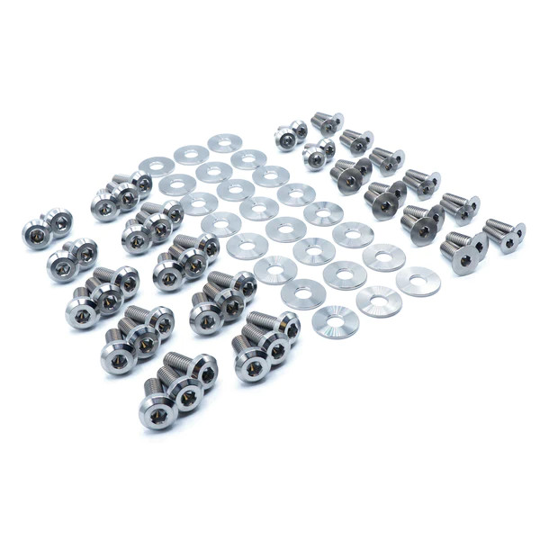 Dress Up Bolts Stage 2 Titanium Hardware Door Kit for the GR Corolla 2023+ | Dress Up Bolts | Interior